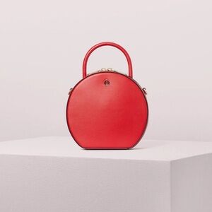 Kate Spade Canteen Hot Chili/Red Circle Handbag NWT